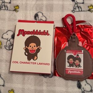 Monchhichi BoxLunch Coil Character Lanyard/keyring CONFIRMED, NIB